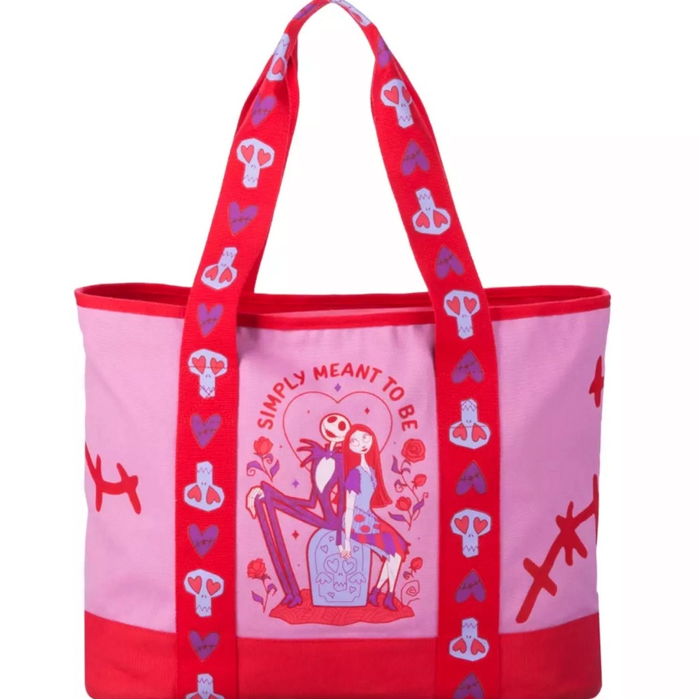 Tote Bag - jack skellington and sally-  Disney collection